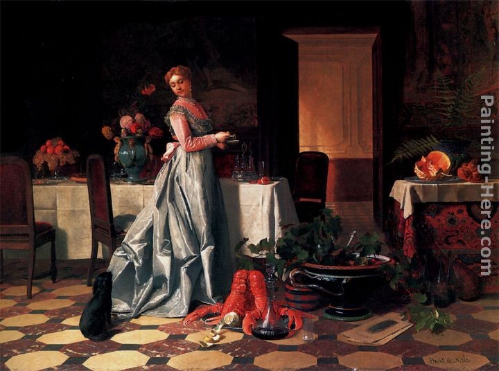 David Emile Joseph de Noter Preparing The Banquet